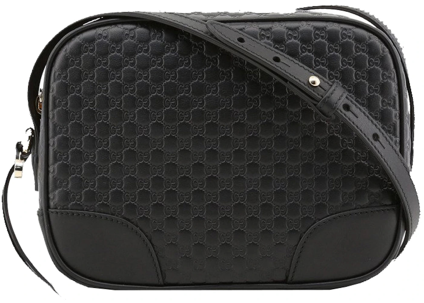 Gucci Microguccissima Bree Crossbody Bag Black