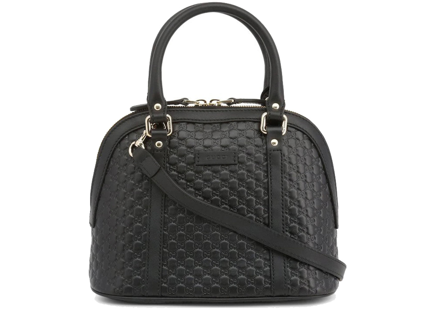 Gucci Microguccissima Dome Bag Small Black