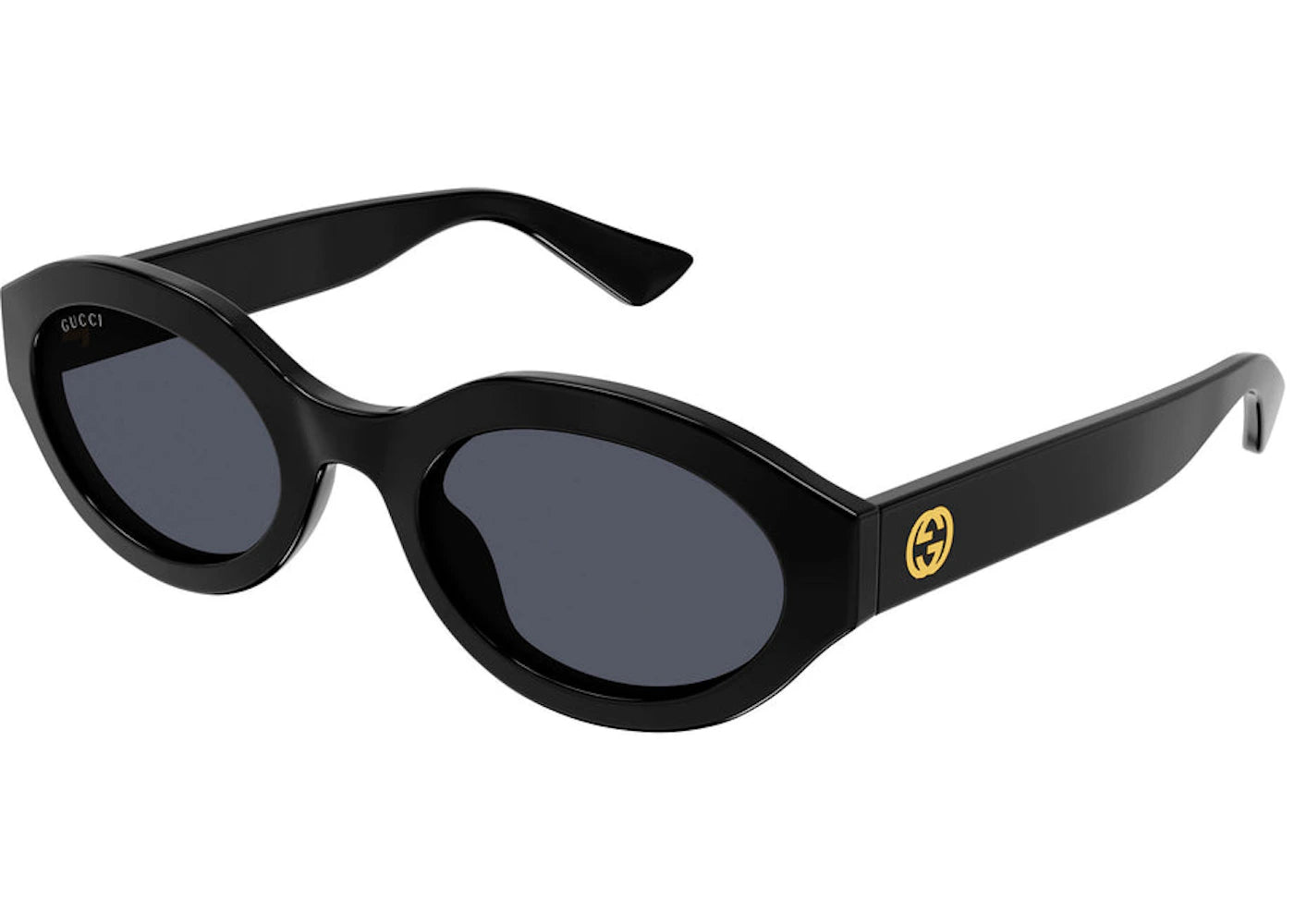 Gucci Minimal GG Logo Oval Sunglasses Black (GG1579S-001)