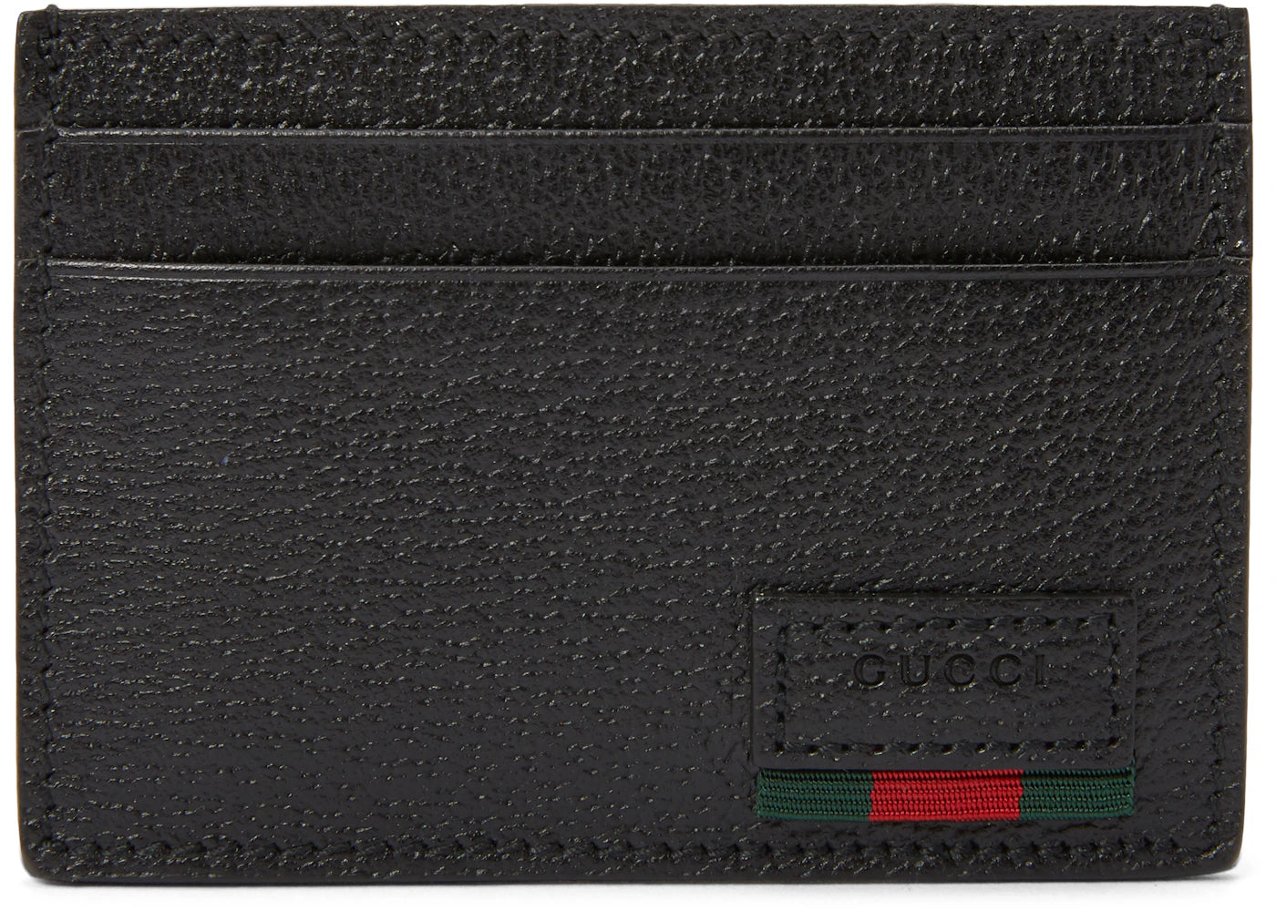 Gucci Money Clip Card Case Web Black