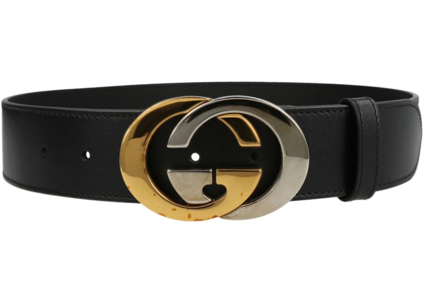 Gucci Multitonal Interlocking G Belt Black