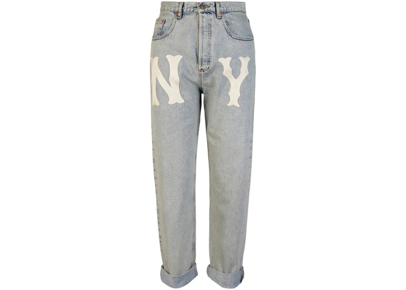 Gucci NY Denim Pants Light Blue