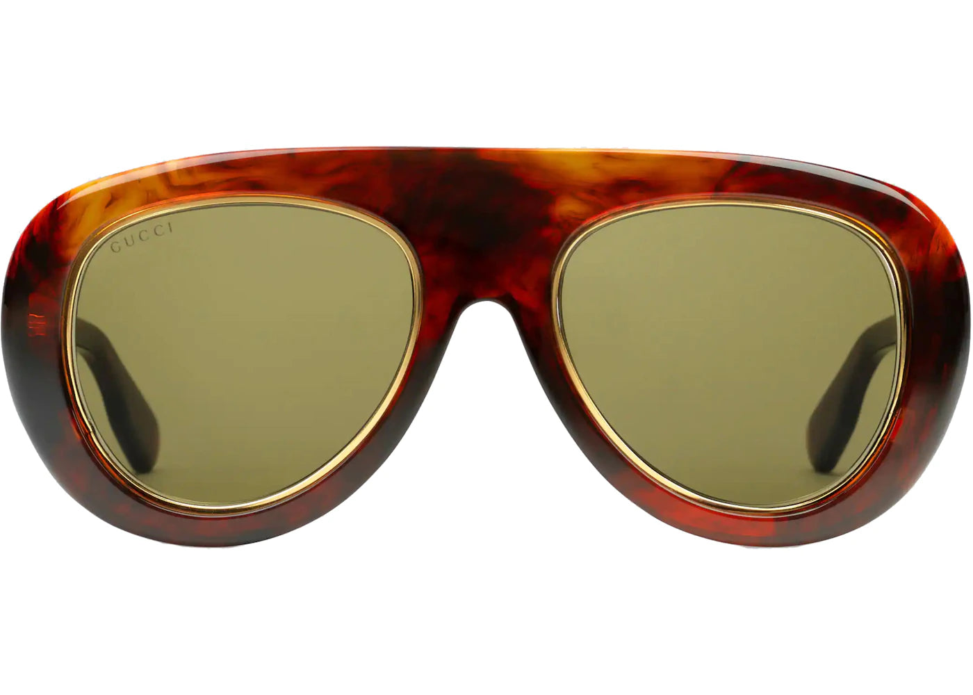 Gucci Navigator Frame Sunglasses Tortoiseshell (691373 J0740 6030)