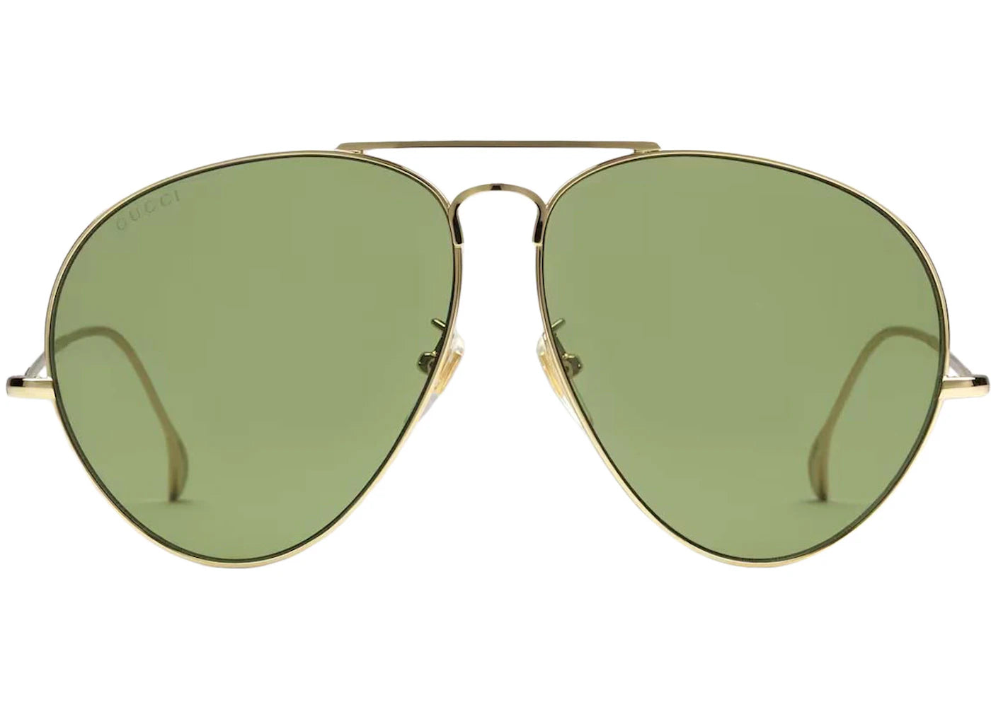 Gucci Navigator Frame Sunglasses Yellow