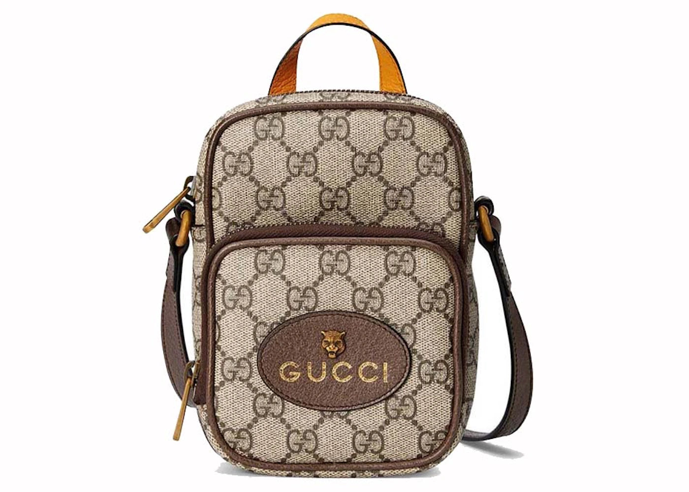 Gucci Neo Vintage GG Supreme Small Crossbody Beige