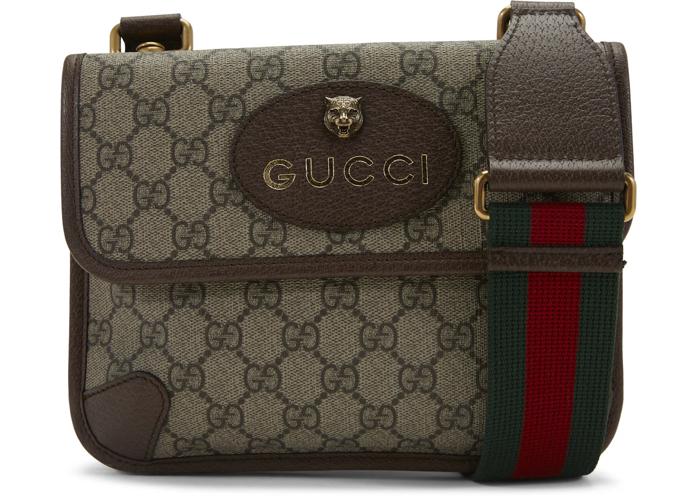 Gucci Neo Vintage Messenger GG Supreme Small Beige/Ebony