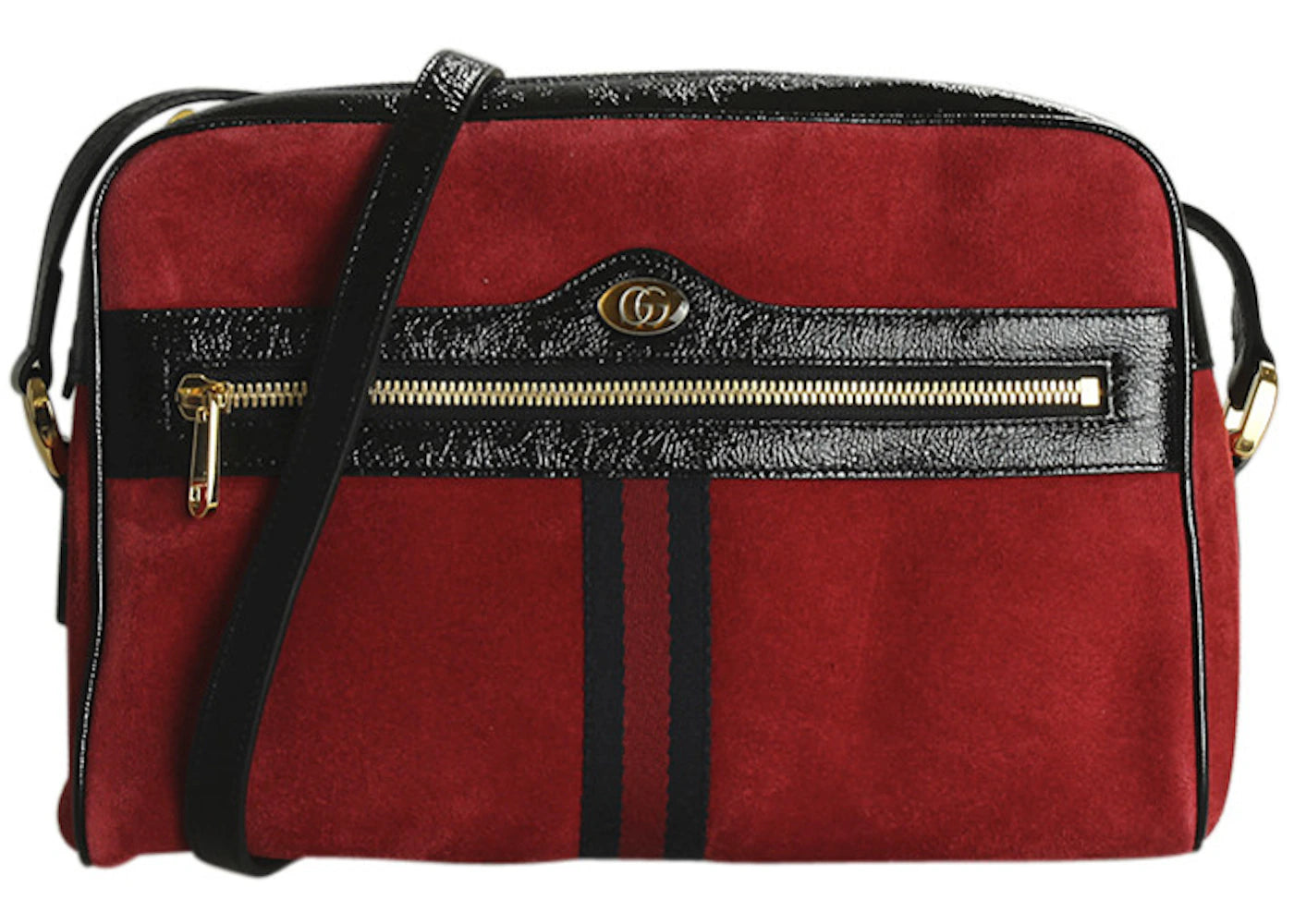 Gucci Ophidia Bag Small Suede Red