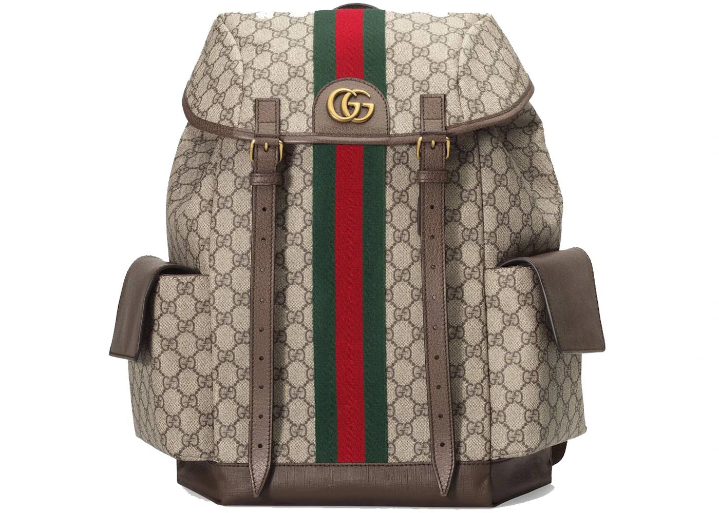 Gucci Ophidia GG Backpack Medium Beige/Ebony