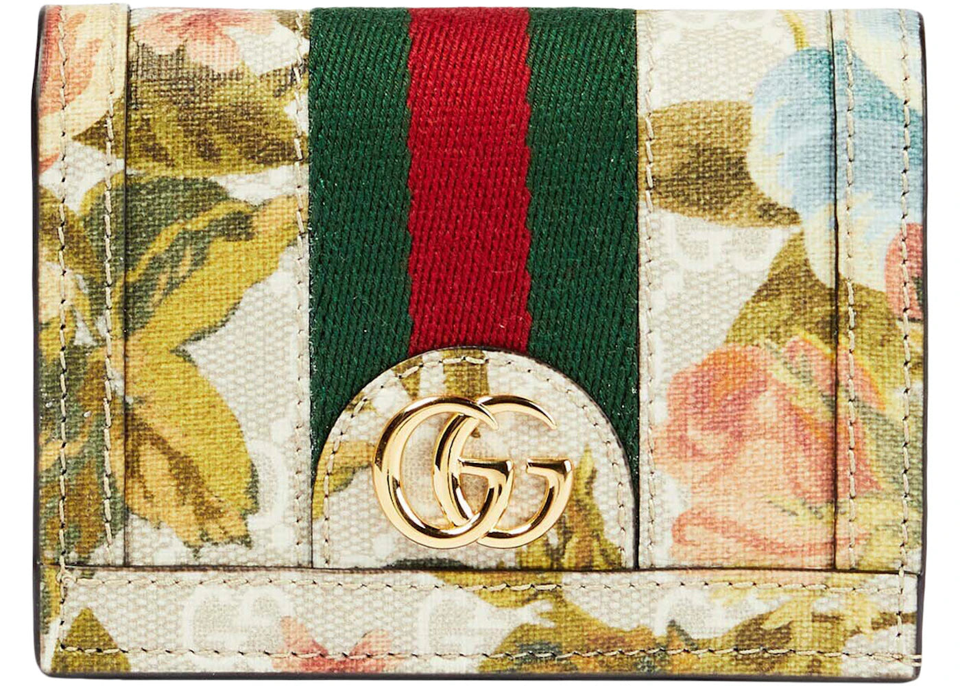 Gucci Ophidia GG Floral Card Case Multi