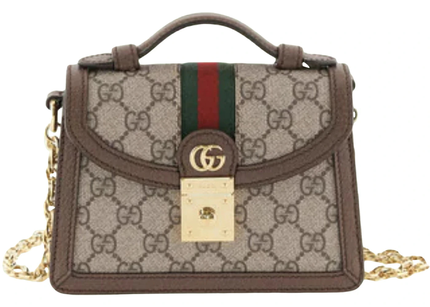 Gucci Ophidia GG Shoulder Bag Mini GG Supreme Canvas Beige/Ebony/Green/Red