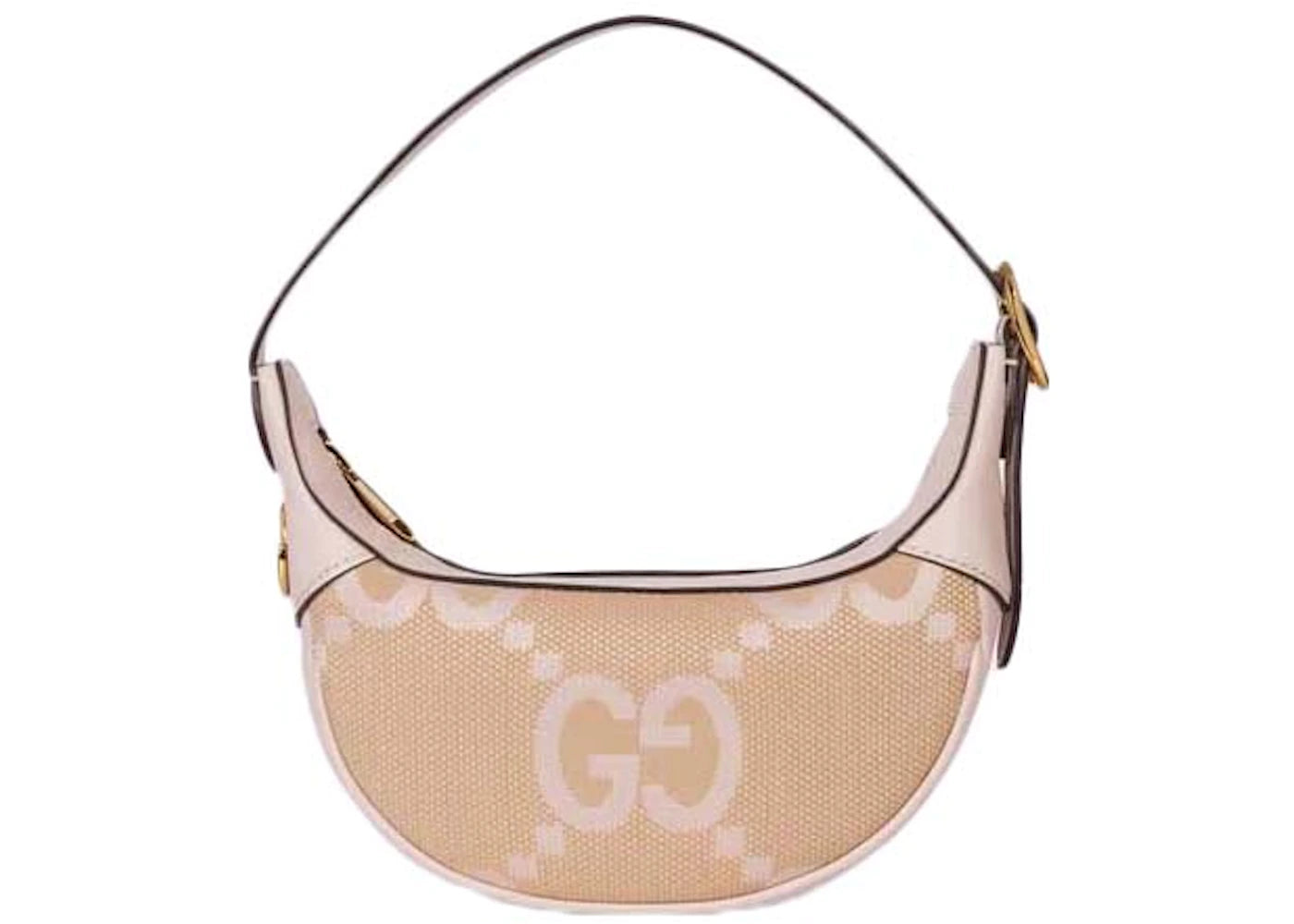 Gucci Ophidia Jumbo GG Mini Bag Camel/Light Pink