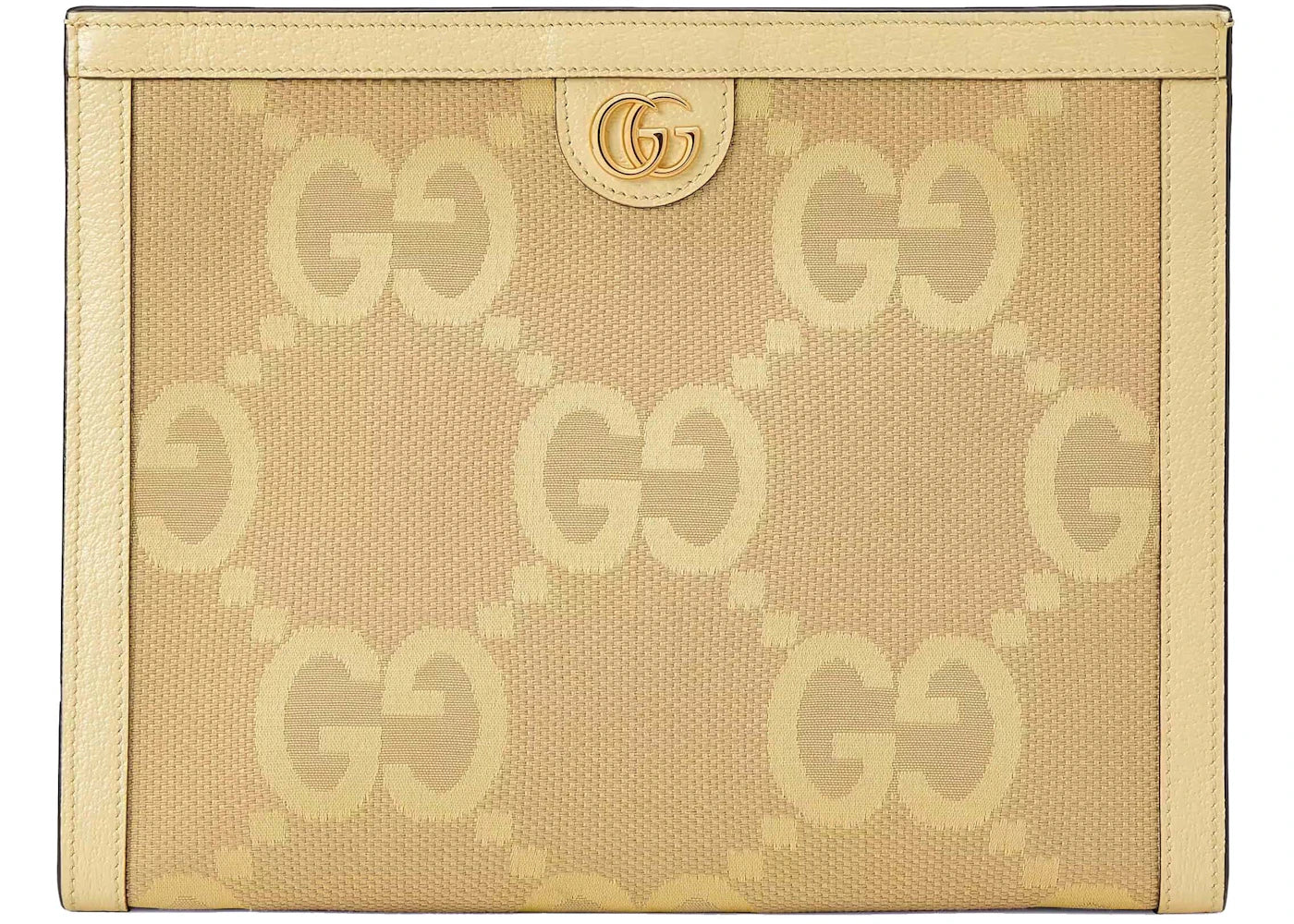 Gucci Ophidia Jumbo GG Pouch Beige/Banana