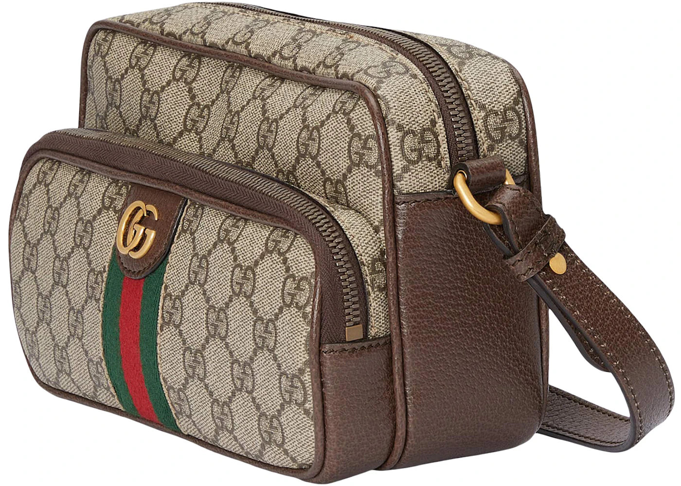 Gucci Ophidia Messenger Bag Small GG Supreme Beige/Ebony