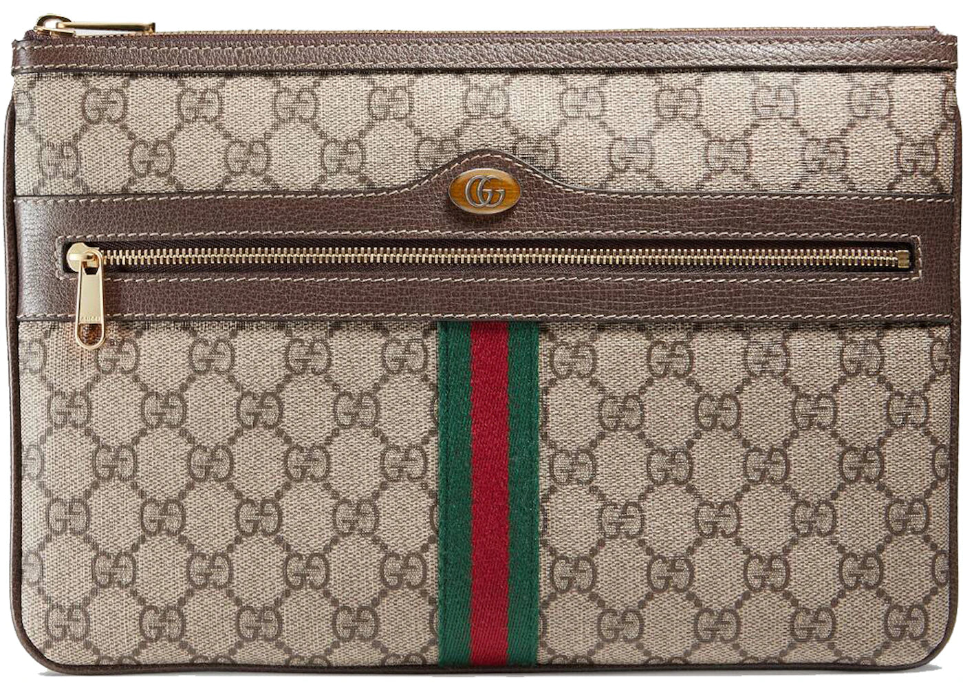 Gucci Ophidia Pouch GG Supreme Large Beige/Ebony