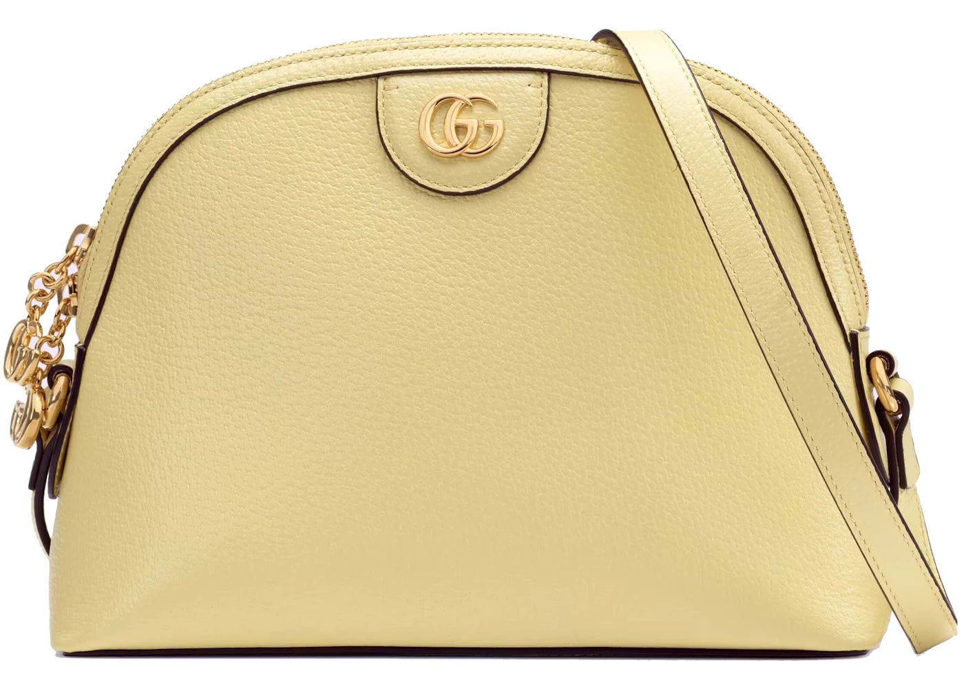 Gucci Ophidia Small Shoulder Bag With Double G Light Yellow