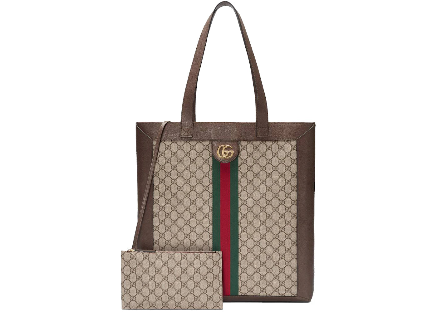 Gucci Ophidia Soft GG Supreme Large Tote Beige/Ebony