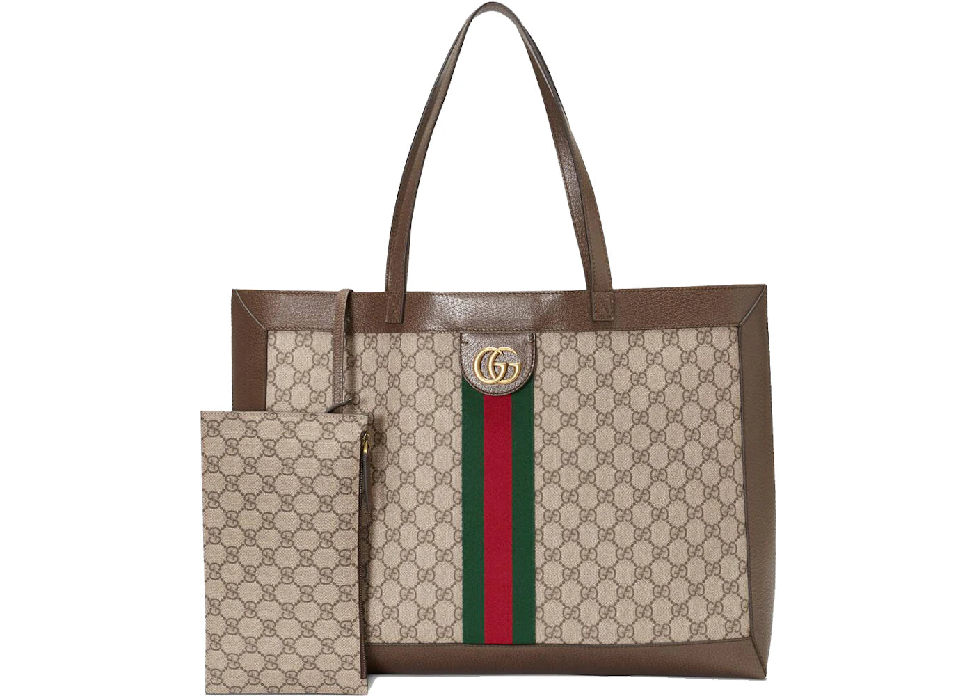 Gucci Ophidia Soft GG Supreme Medium Tote Beige/Ebony