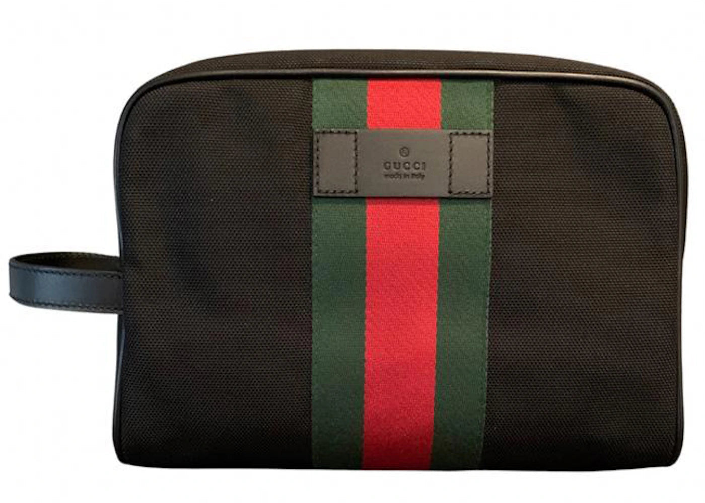 Gucci Ophidia Toiletry Bag Mini Web Stripe Black