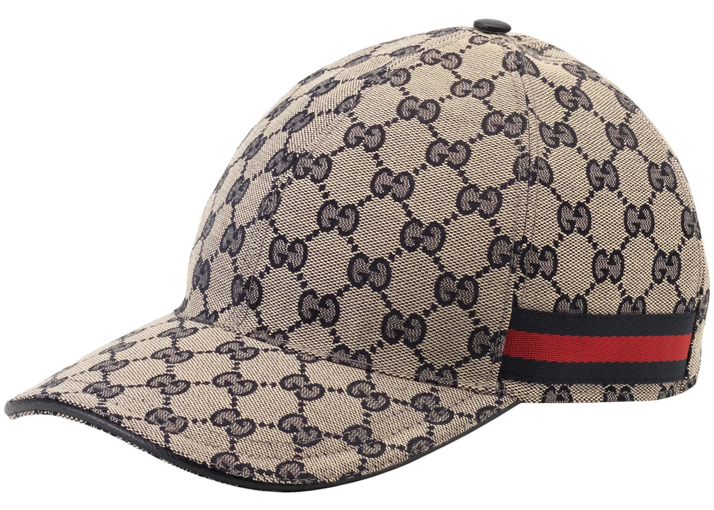 Gucci Original GG Canvas Baseball Hat with Web Beige/Blue