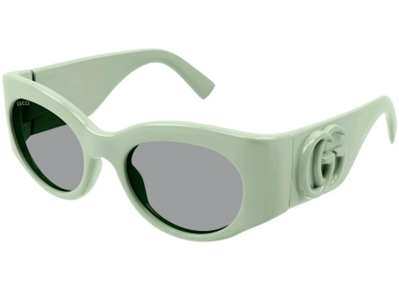 Gucci Oval Sunglasses Green/Grey (GG1544S-003)