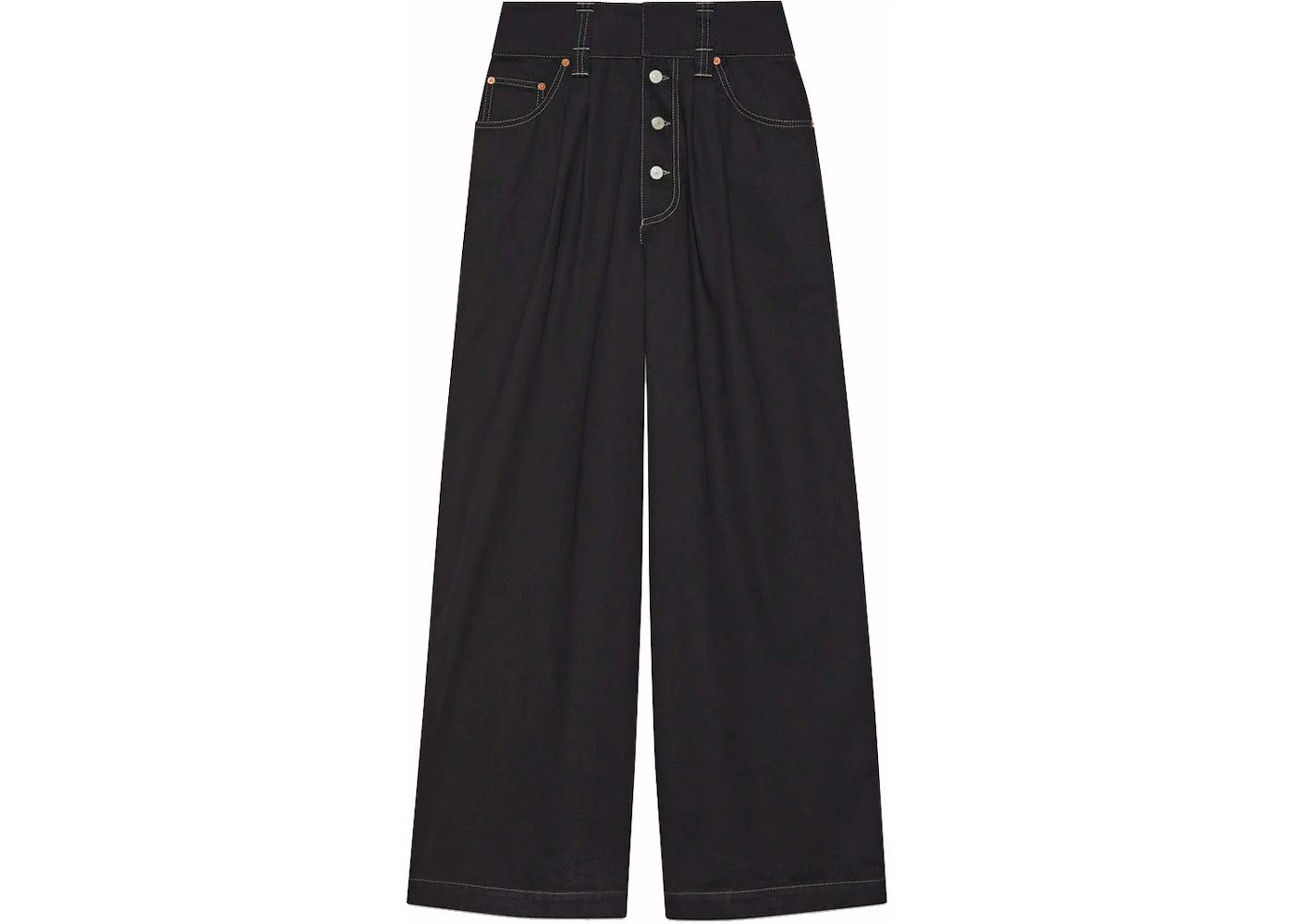 Gucci Oversize Denim Pant Black Denim