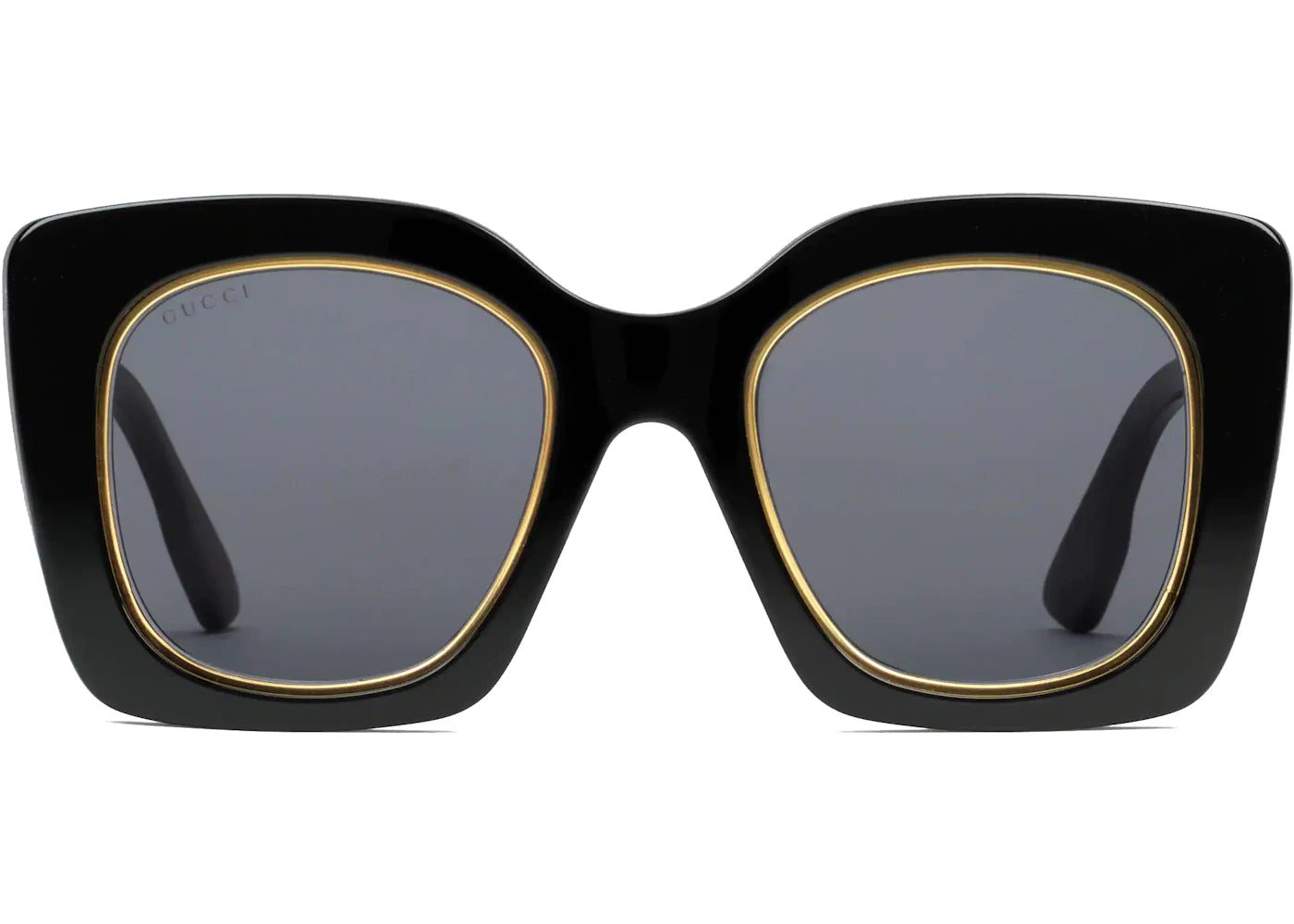 Gucci Oversize Square Frame Sunglasses Black (691318 J0740 1012)