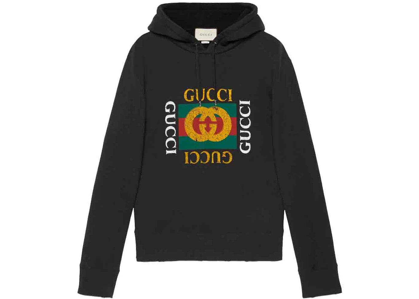 Gucci Oversize Sweatshirt with Gucci Logo Black