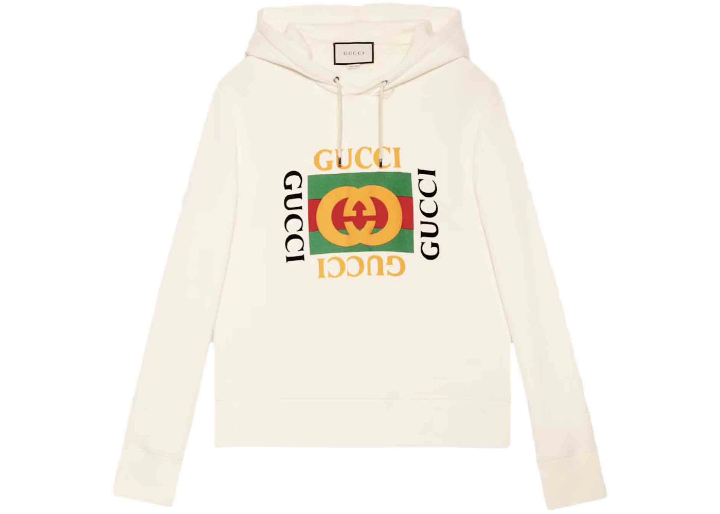 Gucci Oversize Sweatshirt with Gucci Logo White