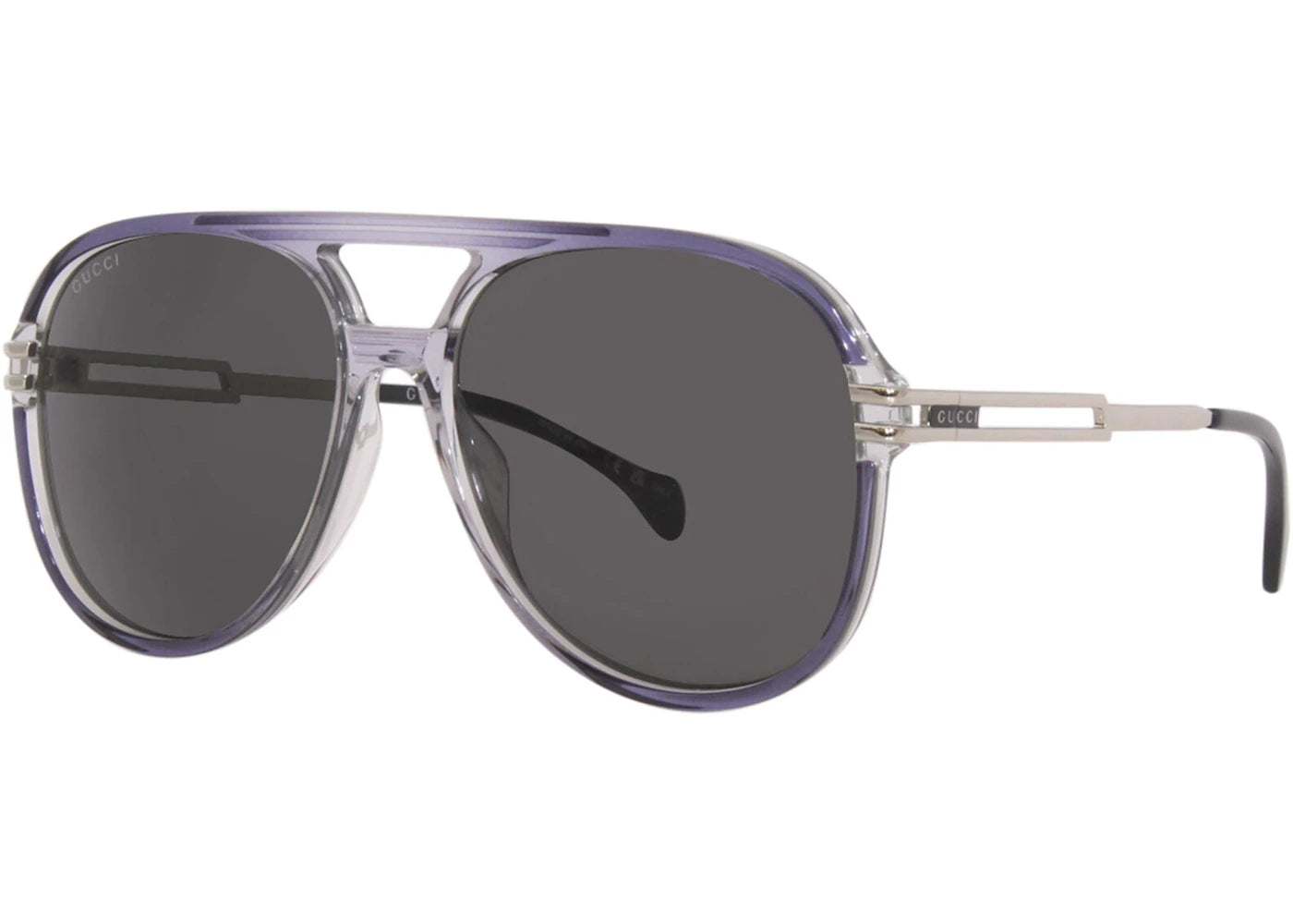 Gucci Oversized Aviator Sunglasses Grey (GG1104S-001-61)