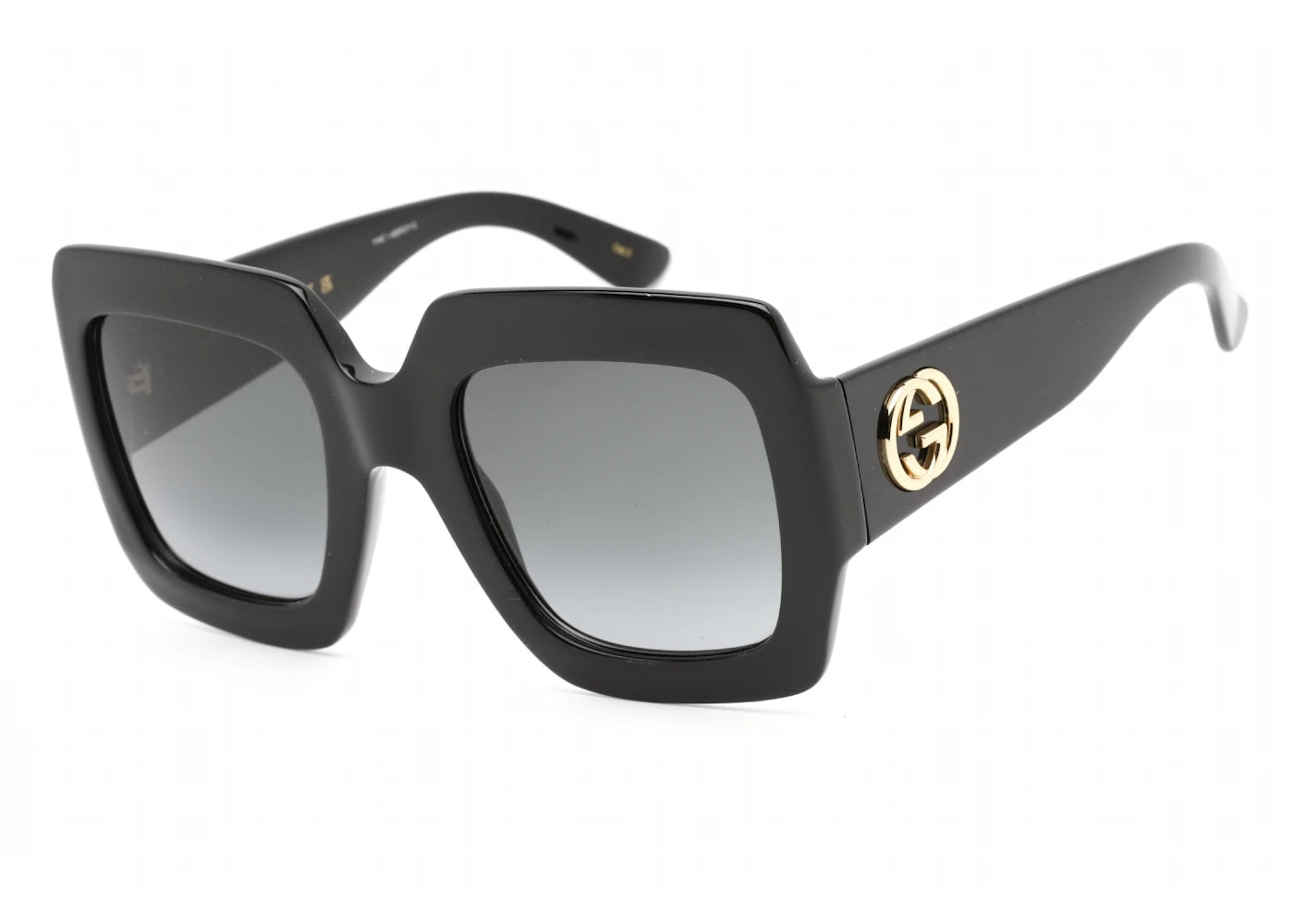 Gucci Oversized Square Sunglasses Black/Grey (GG0053SN-001)