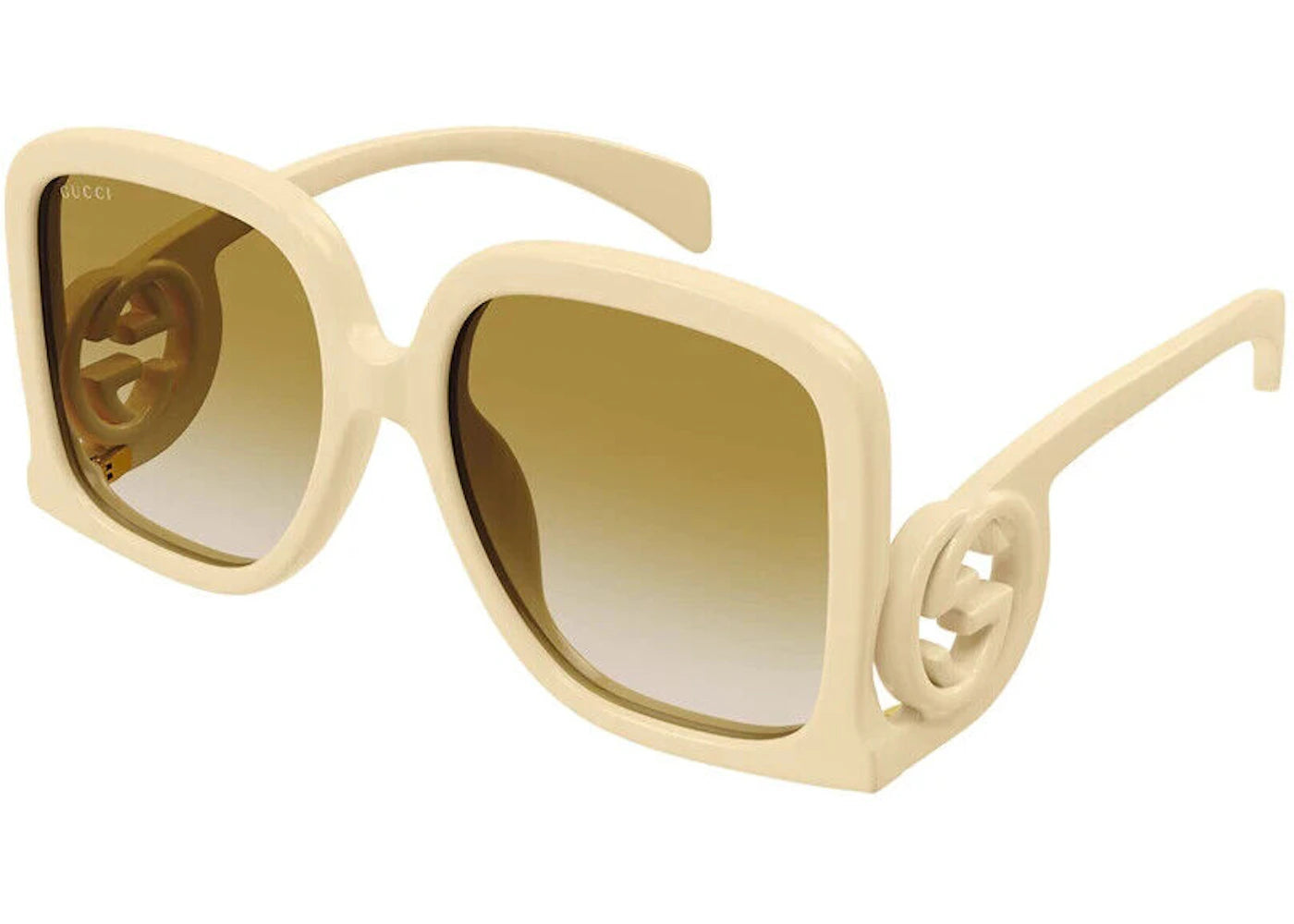 Gucci Oversized Square Sunglasses Ivory (GG1326S-002-58)