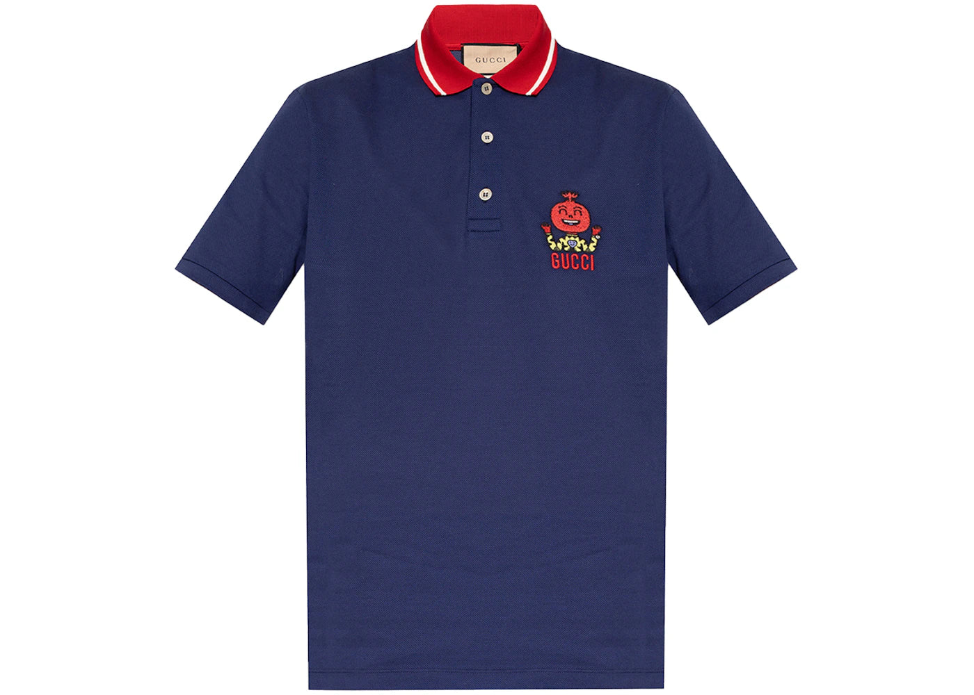 Gucci Pablo Delcielo Logo Polo Navy