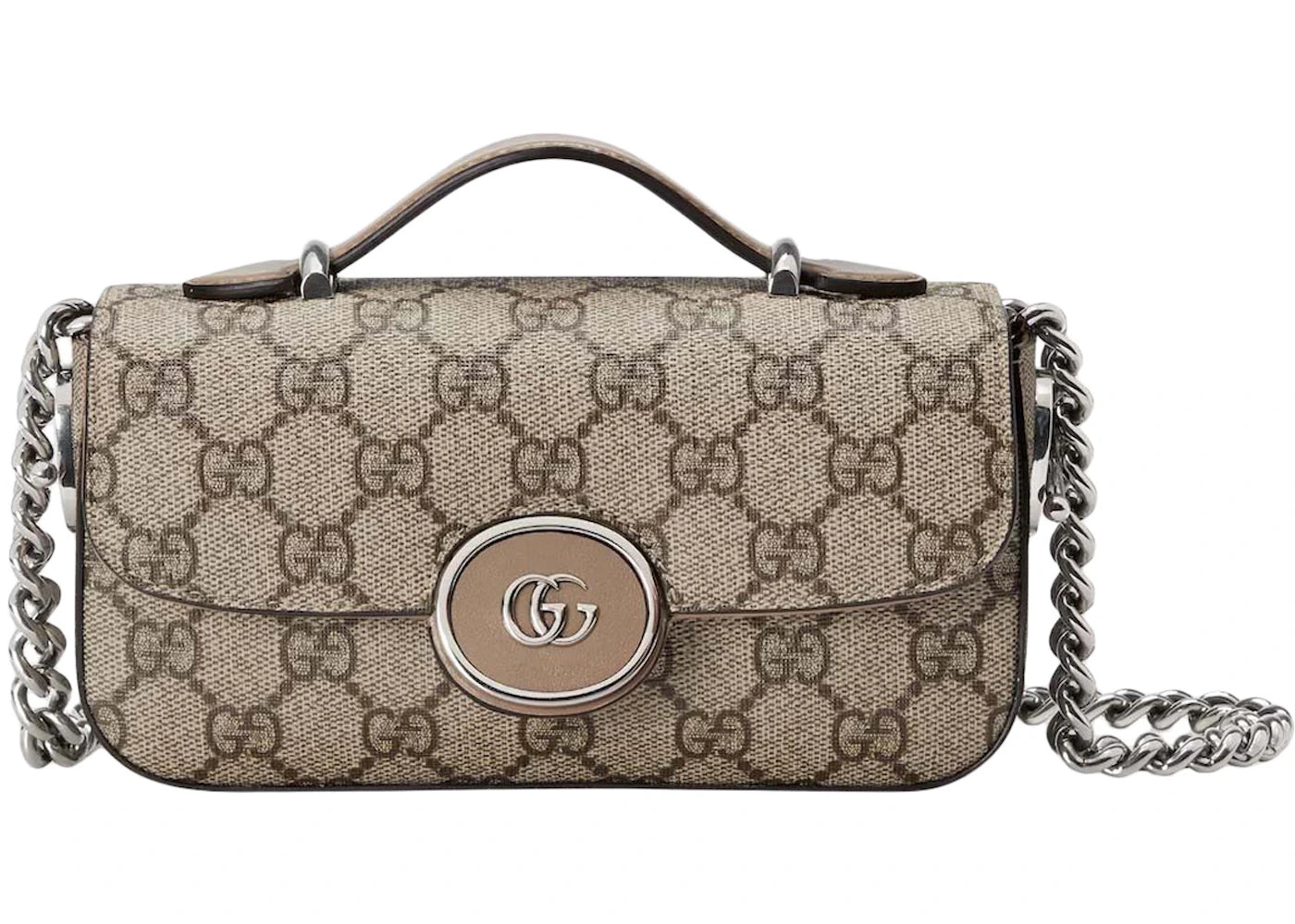 Gucci Petite GG Mini Bag Beige/Ebony