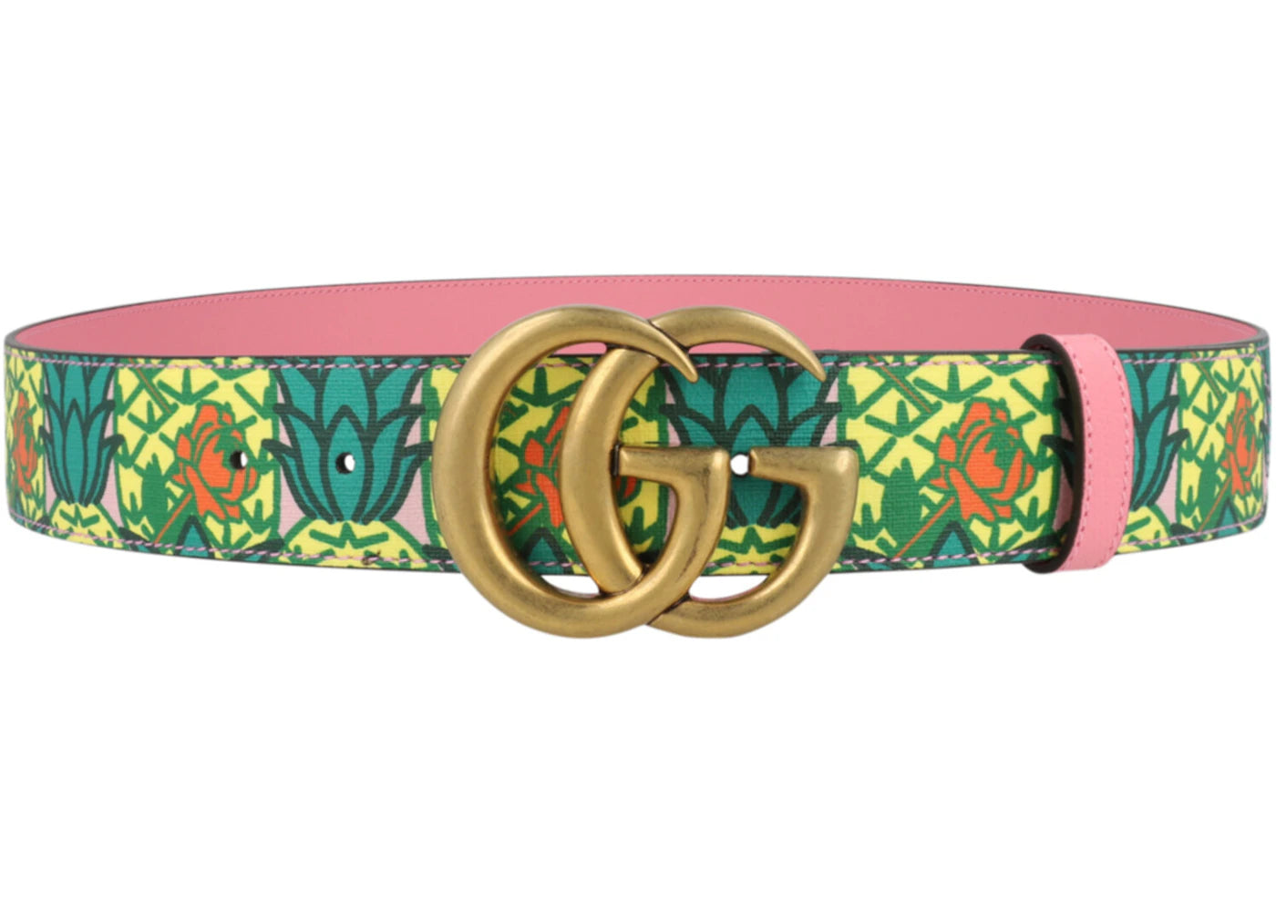 Gucci Pineapple Print Belt Multi