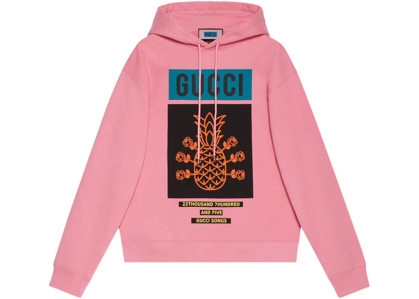 Gucci Pineapple Pullover Hoodie Light Pink/Multi