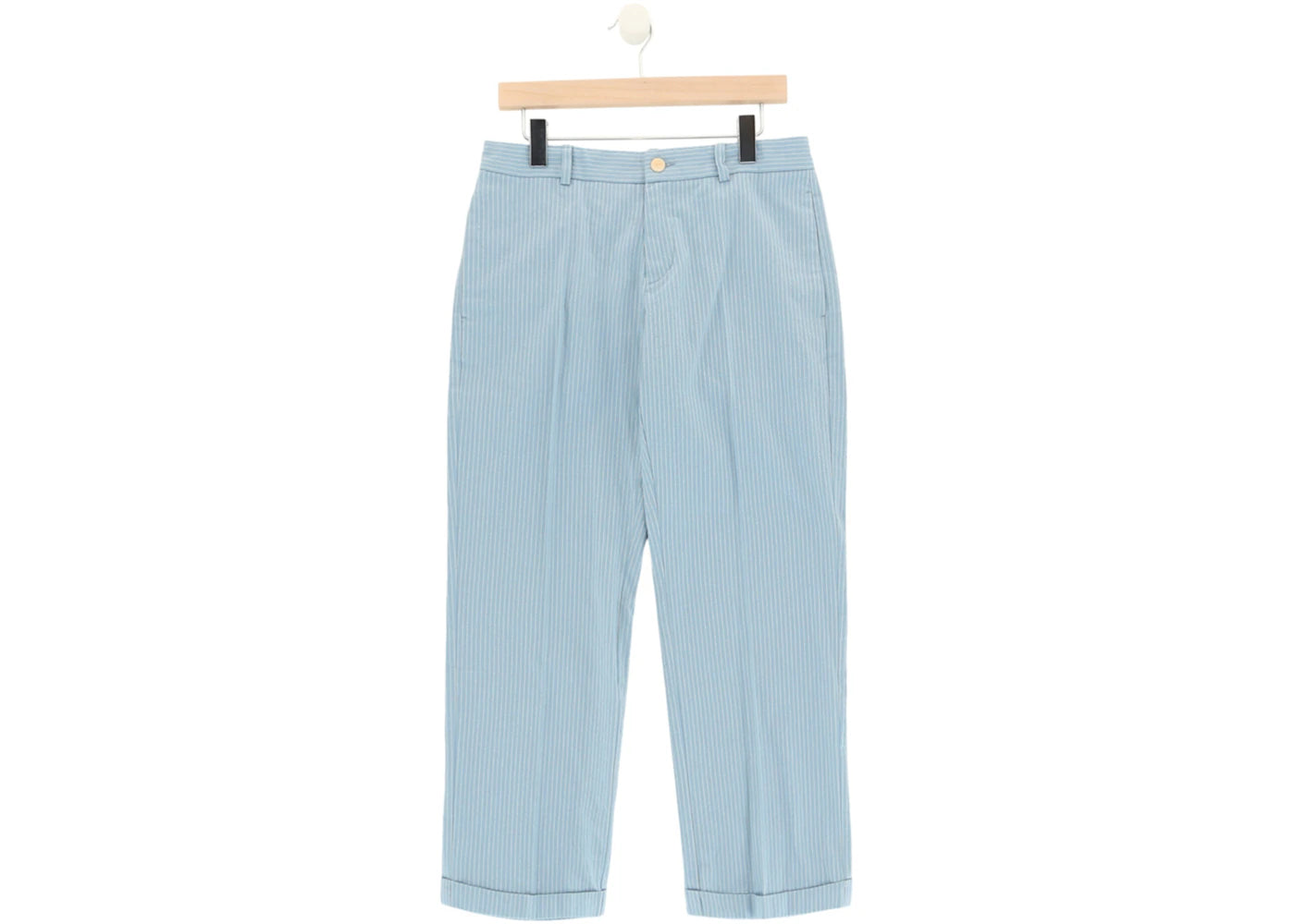 Gucci Pinstriped Pants Blue