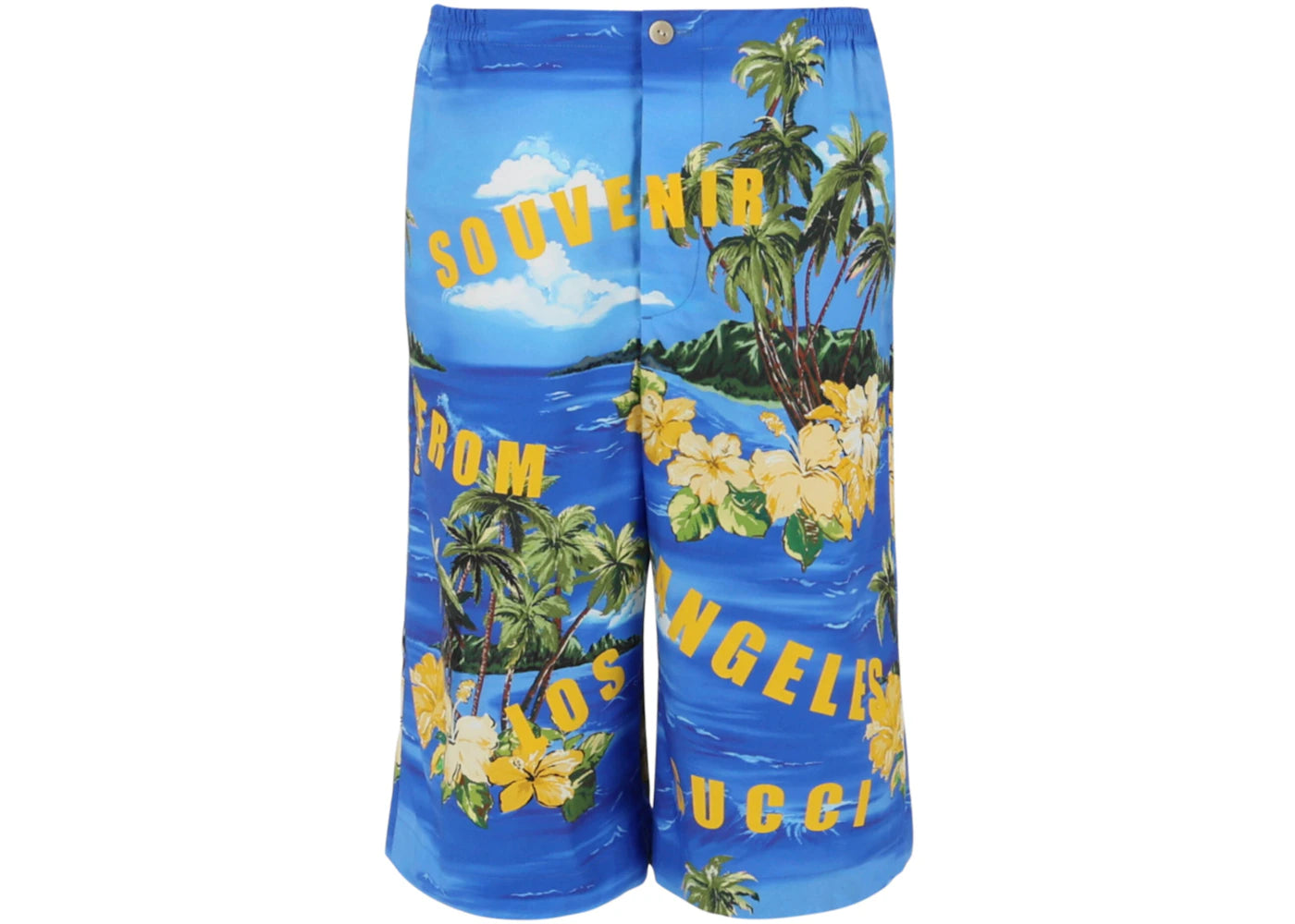 Gucci Poplin Shorts Blue