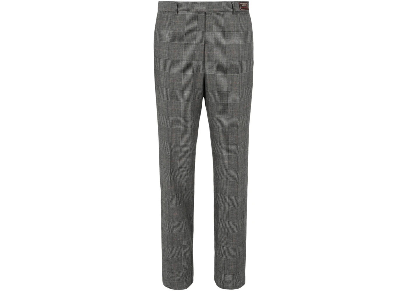 Gucci Prince of Wales Tailored Trousers Grey Beige