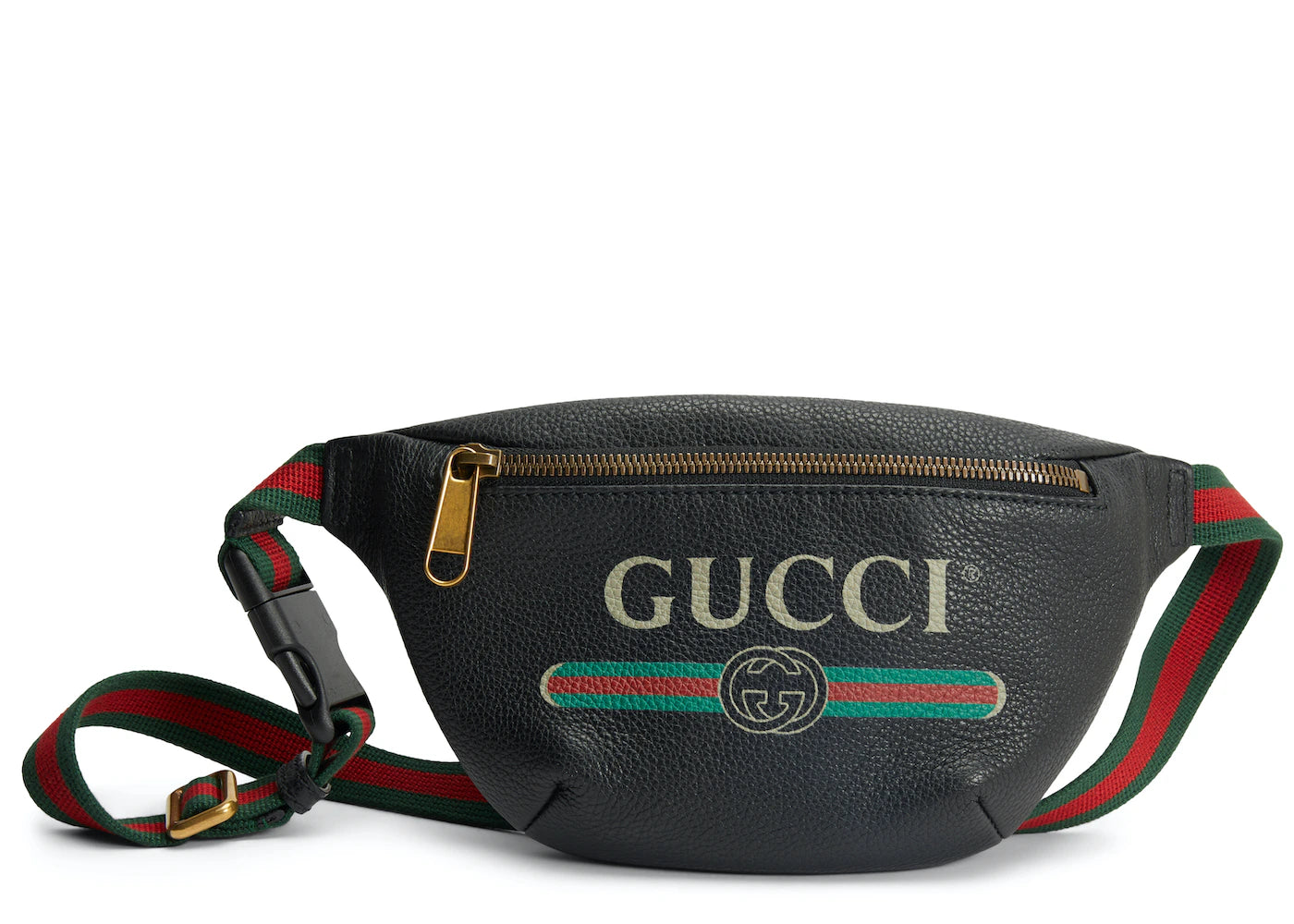 Gucci Print Belt Bag Vintage Logo Small Black