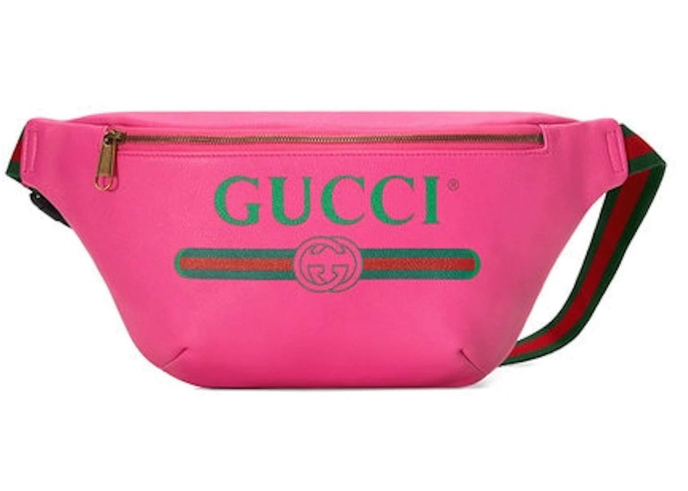 Gucci Print Belt Bag Vintage Logo Small Pink