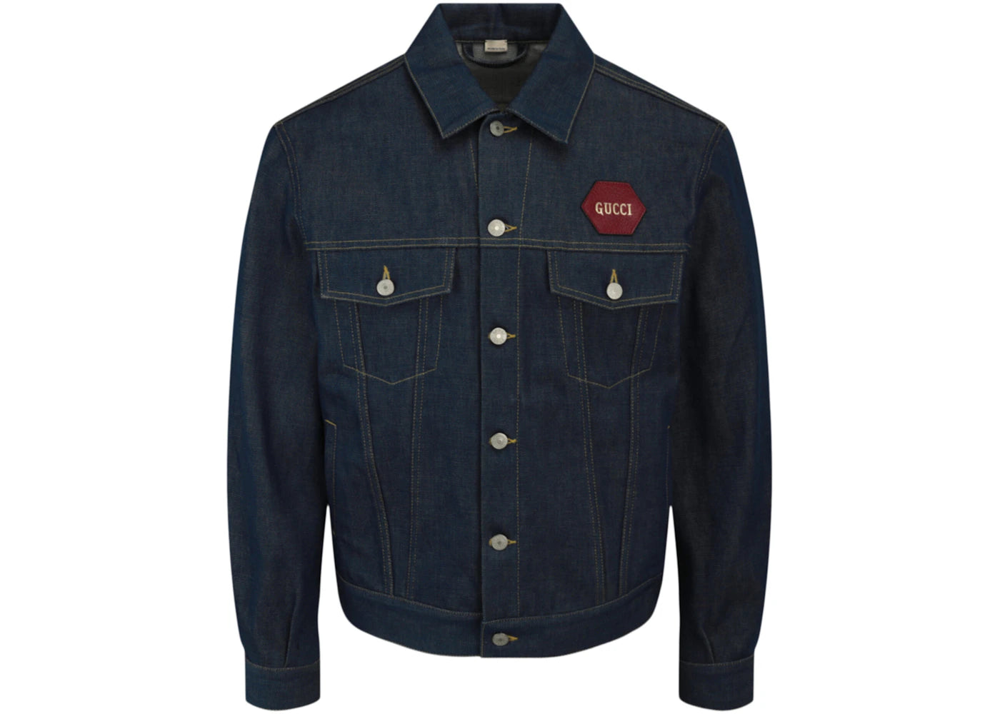 Gucci Printed Denim Jacket Denim