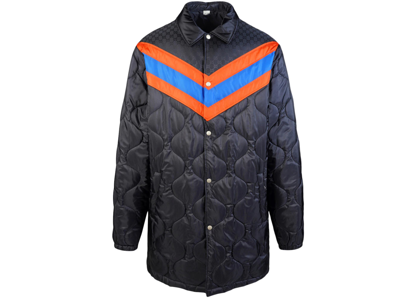 Gucci Quilted Jacket Ink Blue