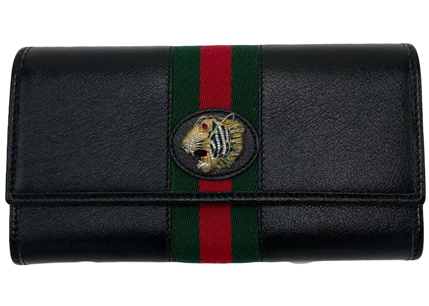 Gucci Rajah Continental Wallet Black