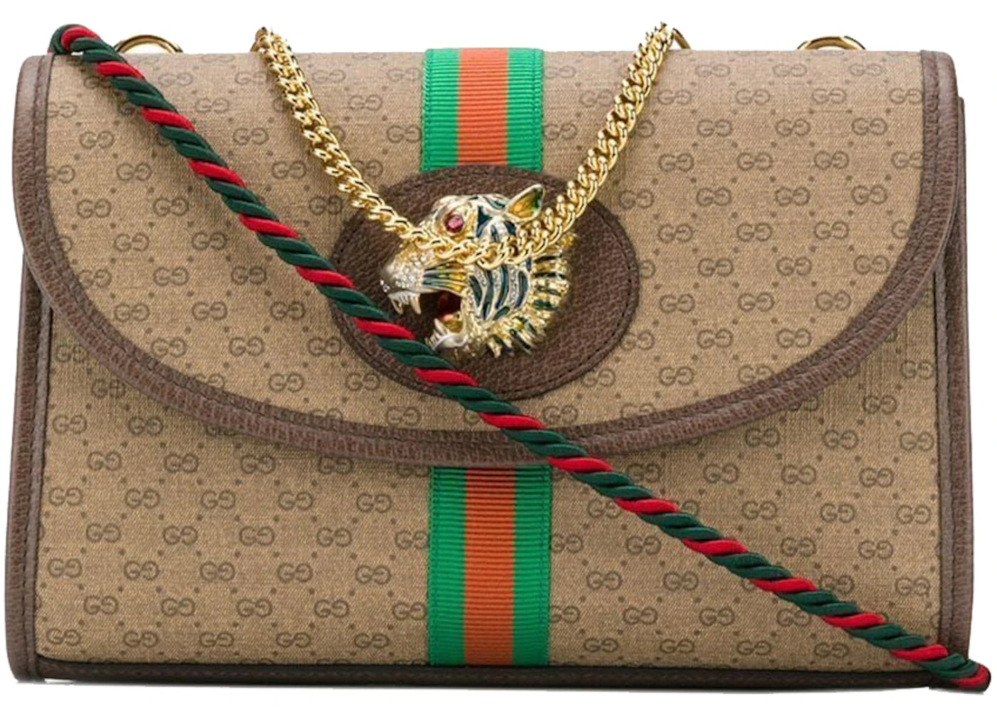 Gucci Rajah Shoulder Bag Small Beige/Ebony