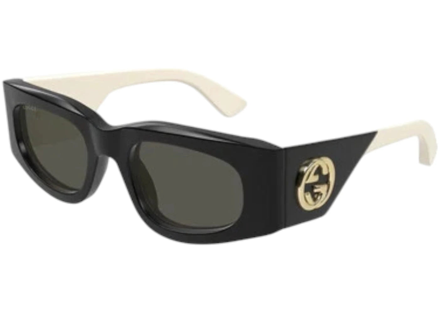 Gucci Rectangle Sunglasses Black Grey (GG1664S-001-51)
