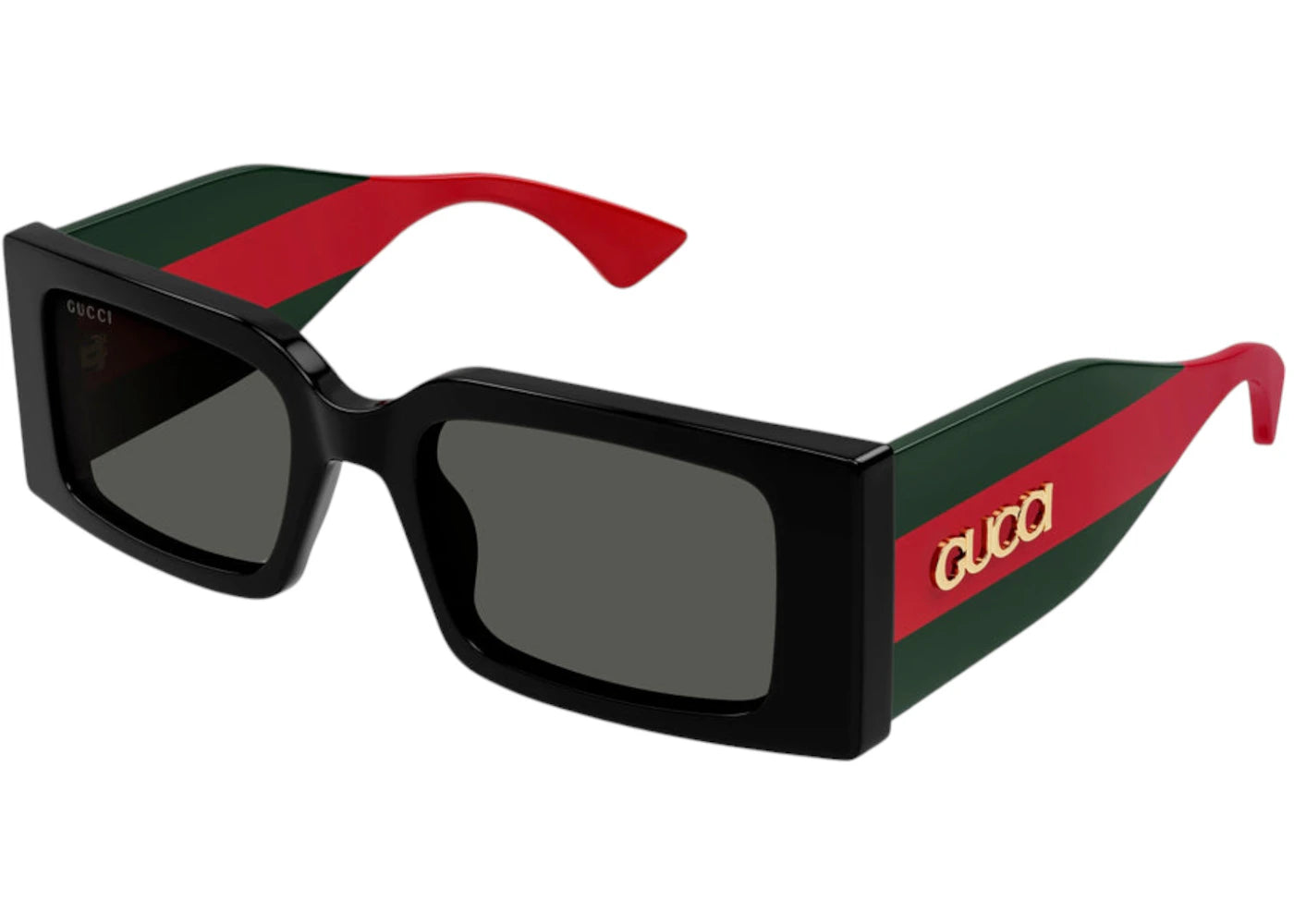 Gucci Rectangle Sunglasses Black Grey (GG1860S-001-52)