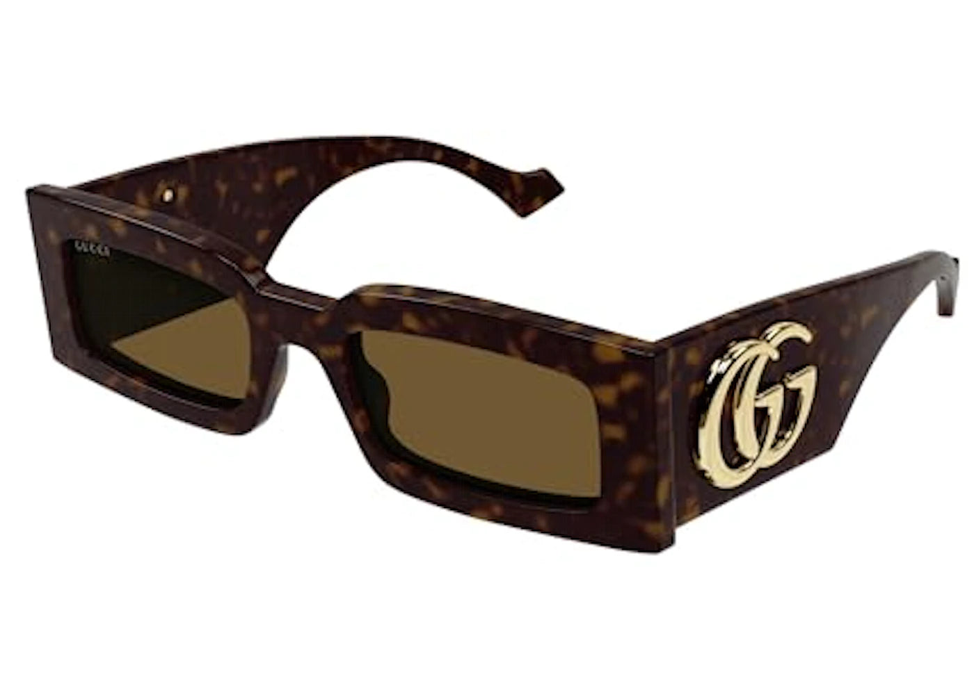 Gucci Rectangle Sunglasses Brown (GG1425S-002-FR)