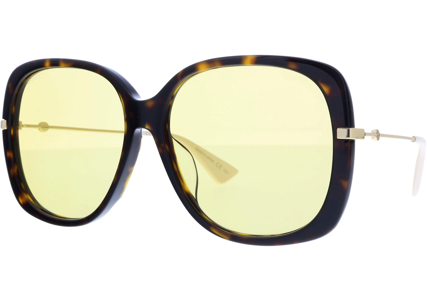 Gucci Rectangle Sunglasses Tortise/Gold (GG0511SA-005)