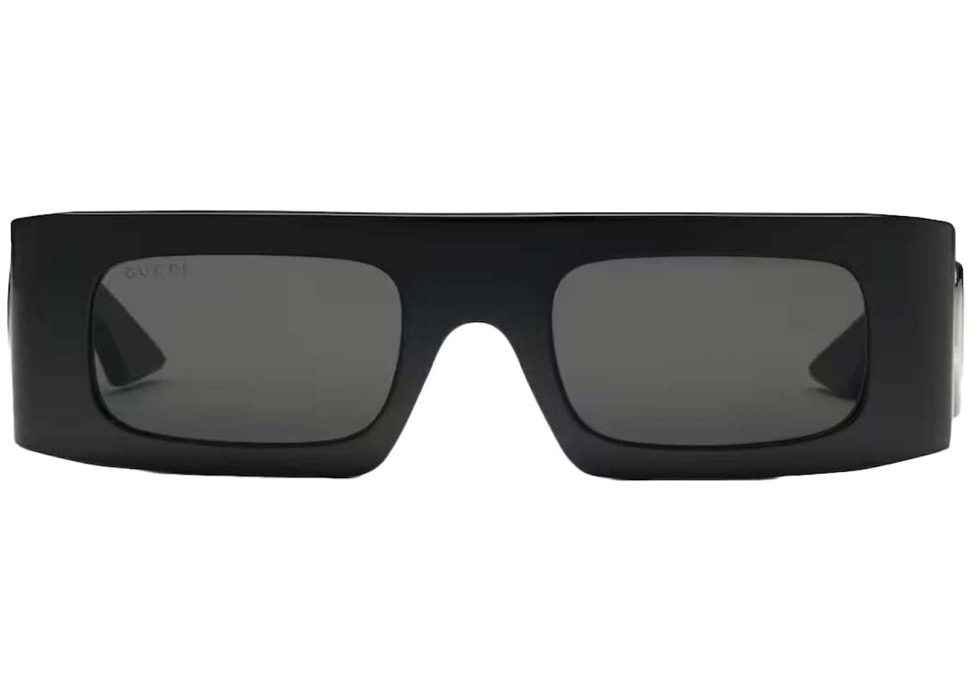 Gucci Rectangular-Frame Sunglasses Black (779489 J1691 1012)