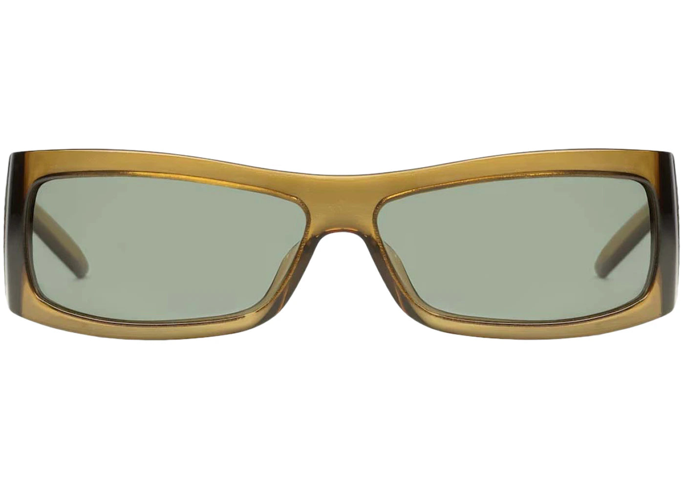 Gucci Rectangular Frame Sunglasses Light Brown